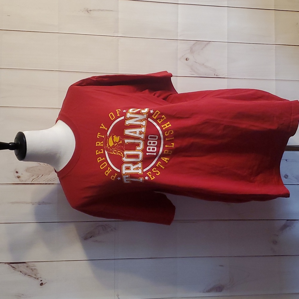 USC MEN'S RED OVERSIZED TEE | LARGE